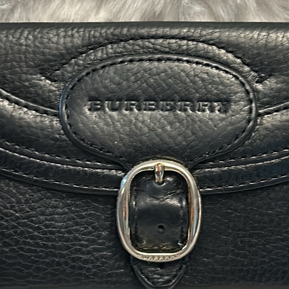 Burberry Black pebbled leather long wallet - Picture 3 of 17